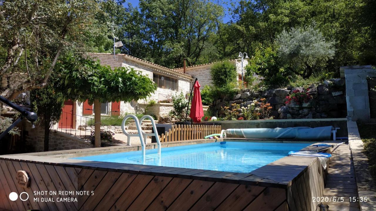 Apartamento L'Establoun Saint-Martin-de-Brômes Exterior foto