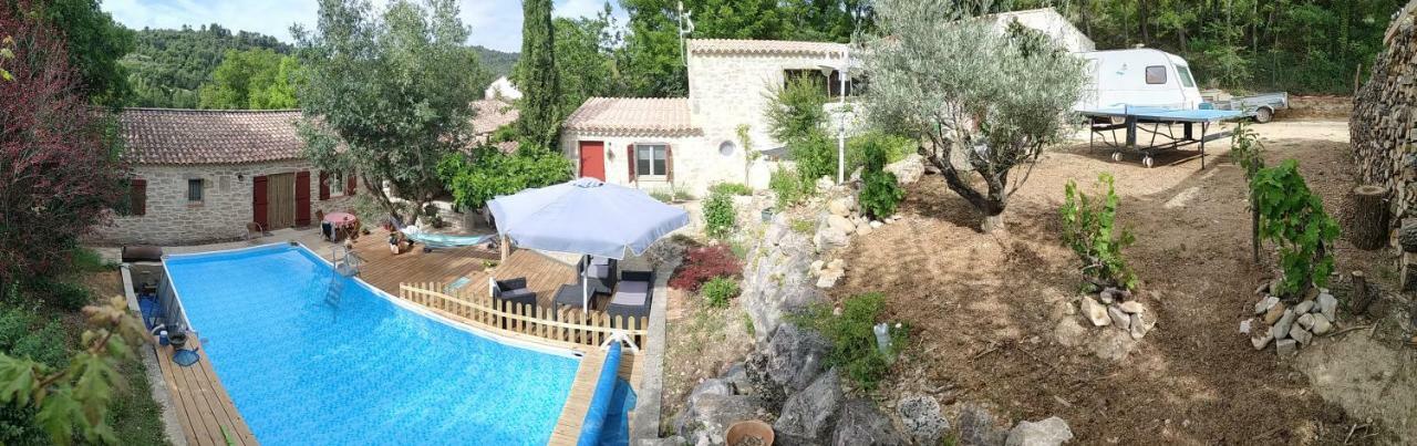 Apartamento L'Establoun Saint-Martin-de-Brômes Exterior foto
